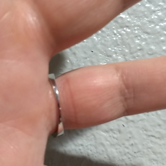 NEW Sterling Ring blue💙stone 925 - Picture 4 of 10